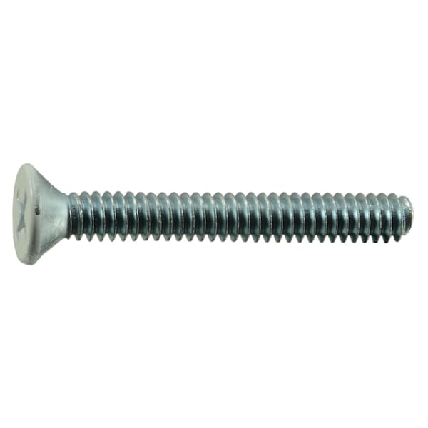 Midwest Fastener #10-24 x 1-1/2 in Phillips Flat Machine Screw, Zinc Plated Steel, 15 PK 37517 - main